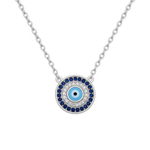 Hestia | Evil Eye Sapphire CZ Necklace