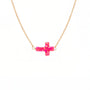 Horizontal Cross | Opal Elite Chain Necklace - Bara Boheme