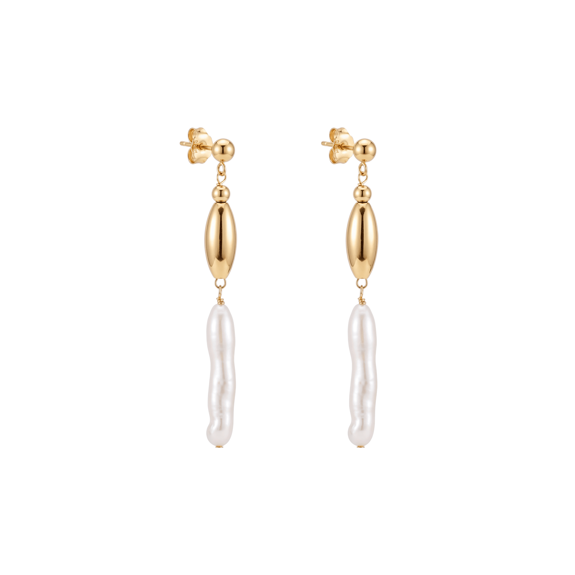 Indie Pearl Drop Earrings - Bara Boheme