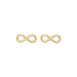 Infinity | Pave Stud Earrings - Bara Boheme