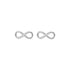 Infinity | Pave Stud Earrings - Bara Boheme