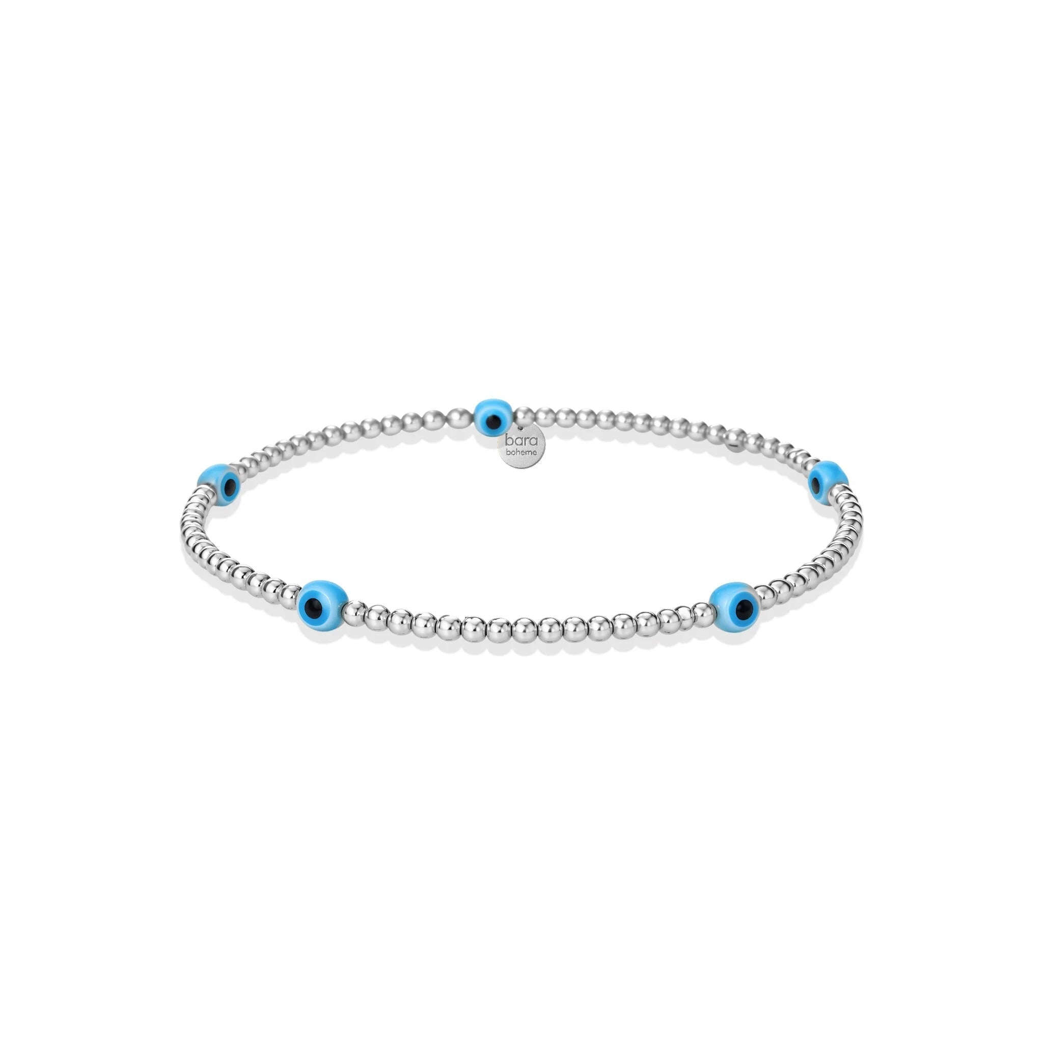 Isla | Gold Filled Evil Eye Bracelet - Bara Boheme