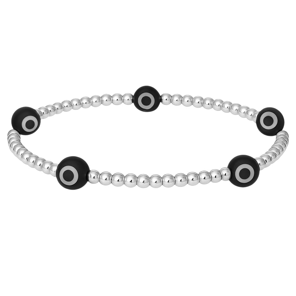 Isle of Men | Beaded Evil Eye Bracelet - Bara Boheme