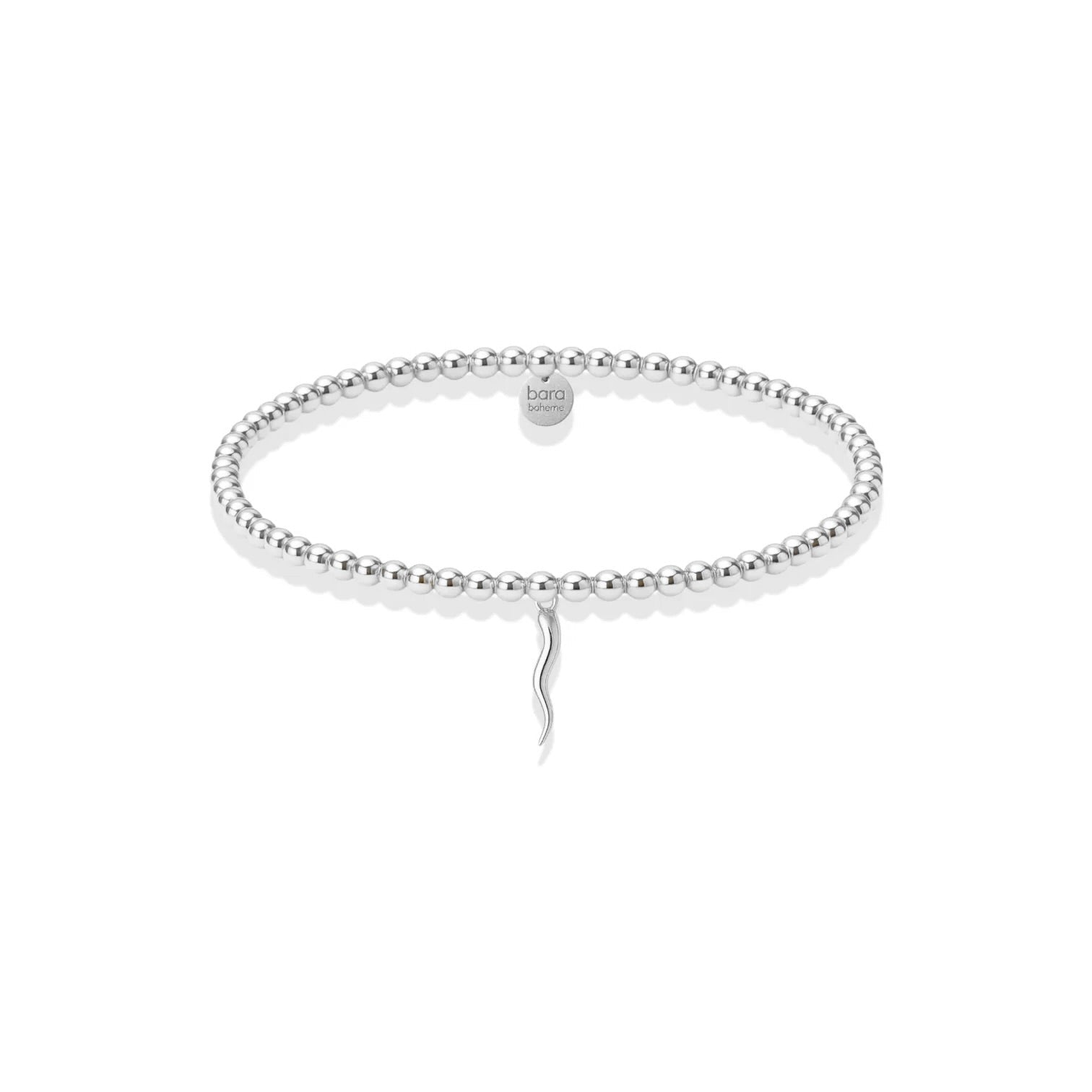 Italian Horn Beaded Charm Bracelet - Bara Boheme