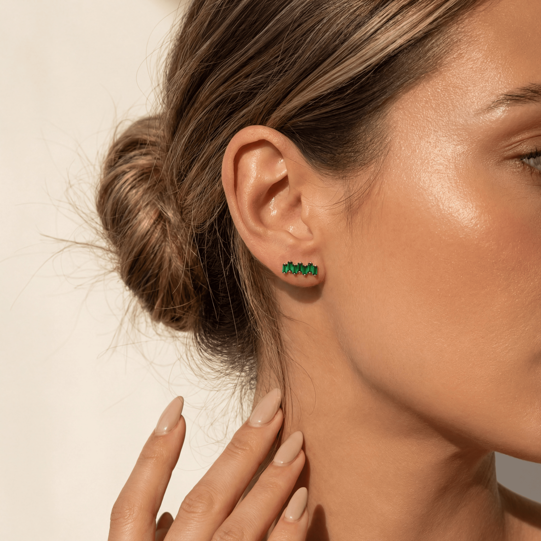 Jenny | Sapphire Stud Earrings - Bara Boheme