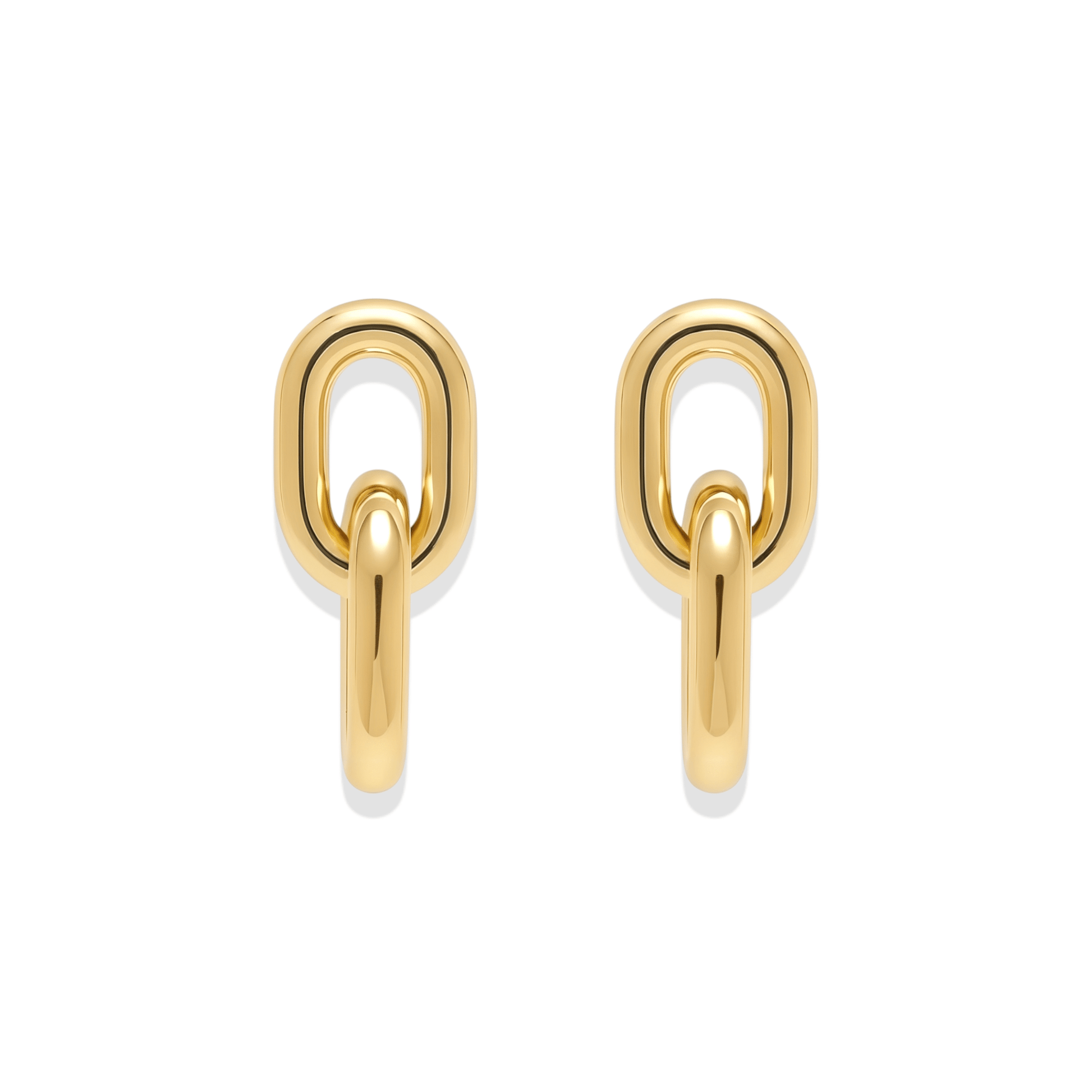Jessica | Gold Link Earrings - Bara Boheme