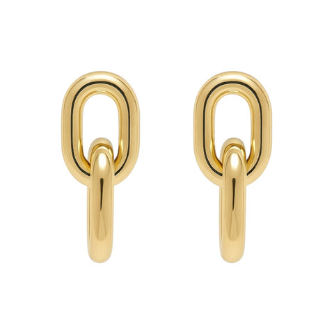 Jessica | Gold Link Earrings