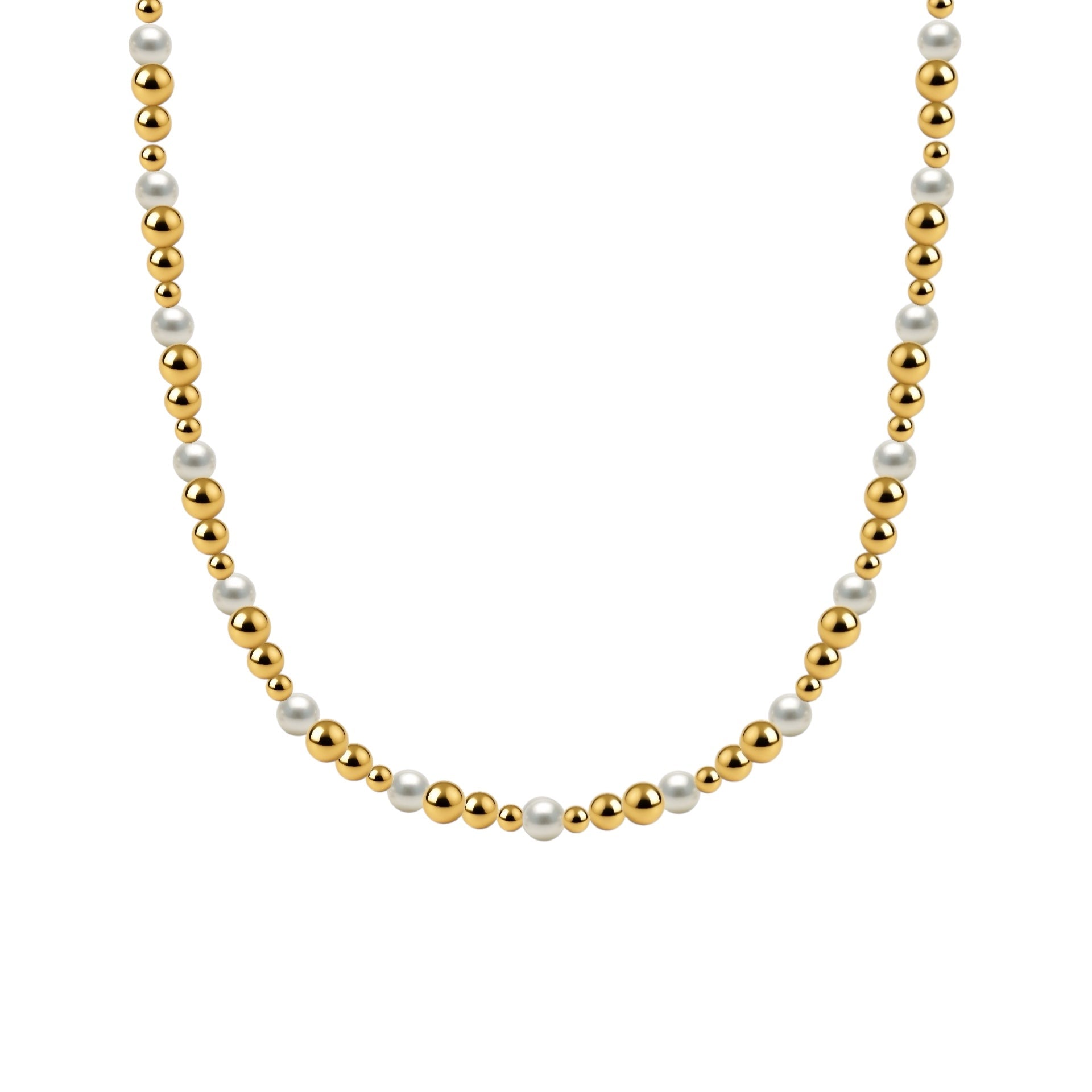 Jolie | Gold Filled Beaded Necklace - Bara Boheme