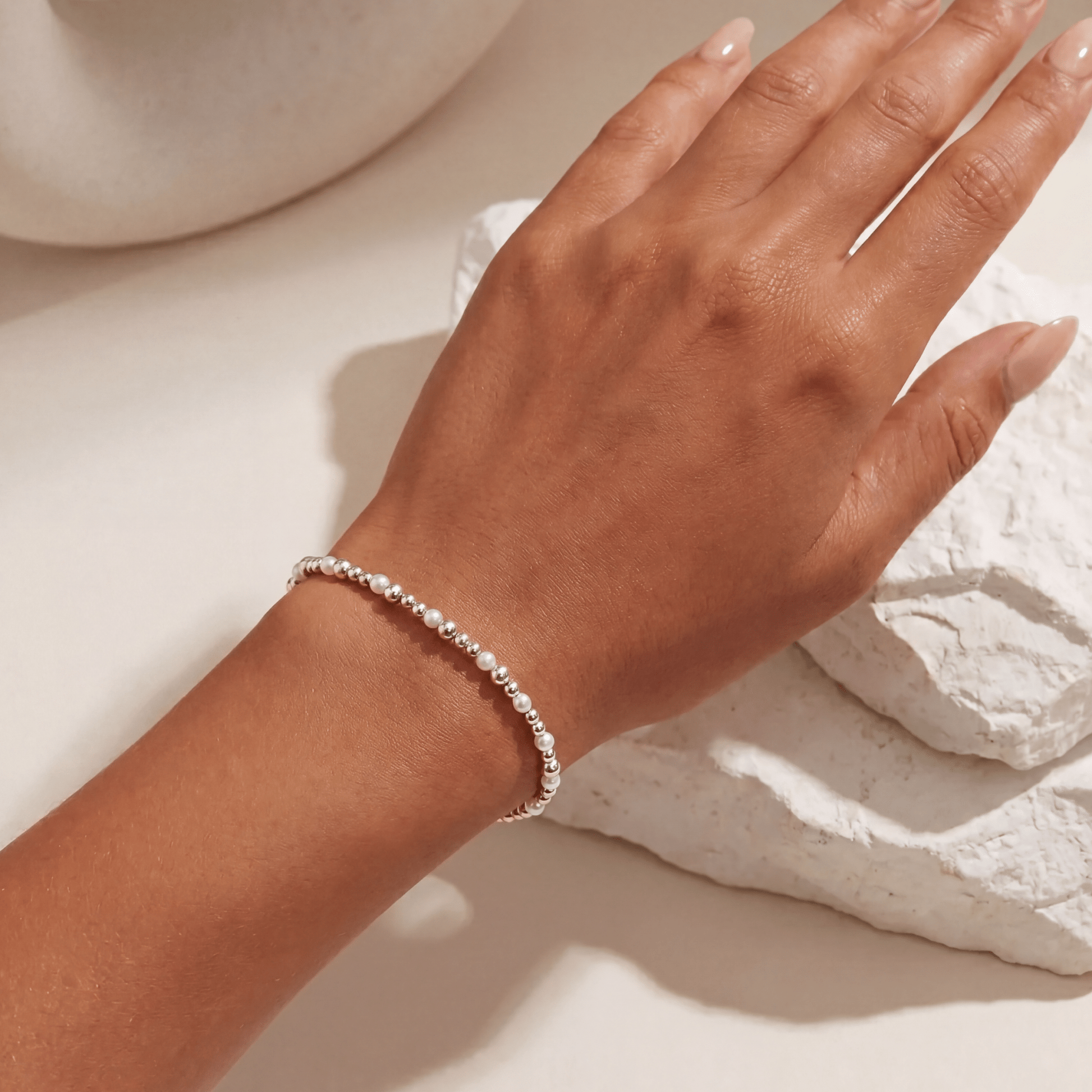 Jolie Pearl Beaded Bracelet - Bara Boheme