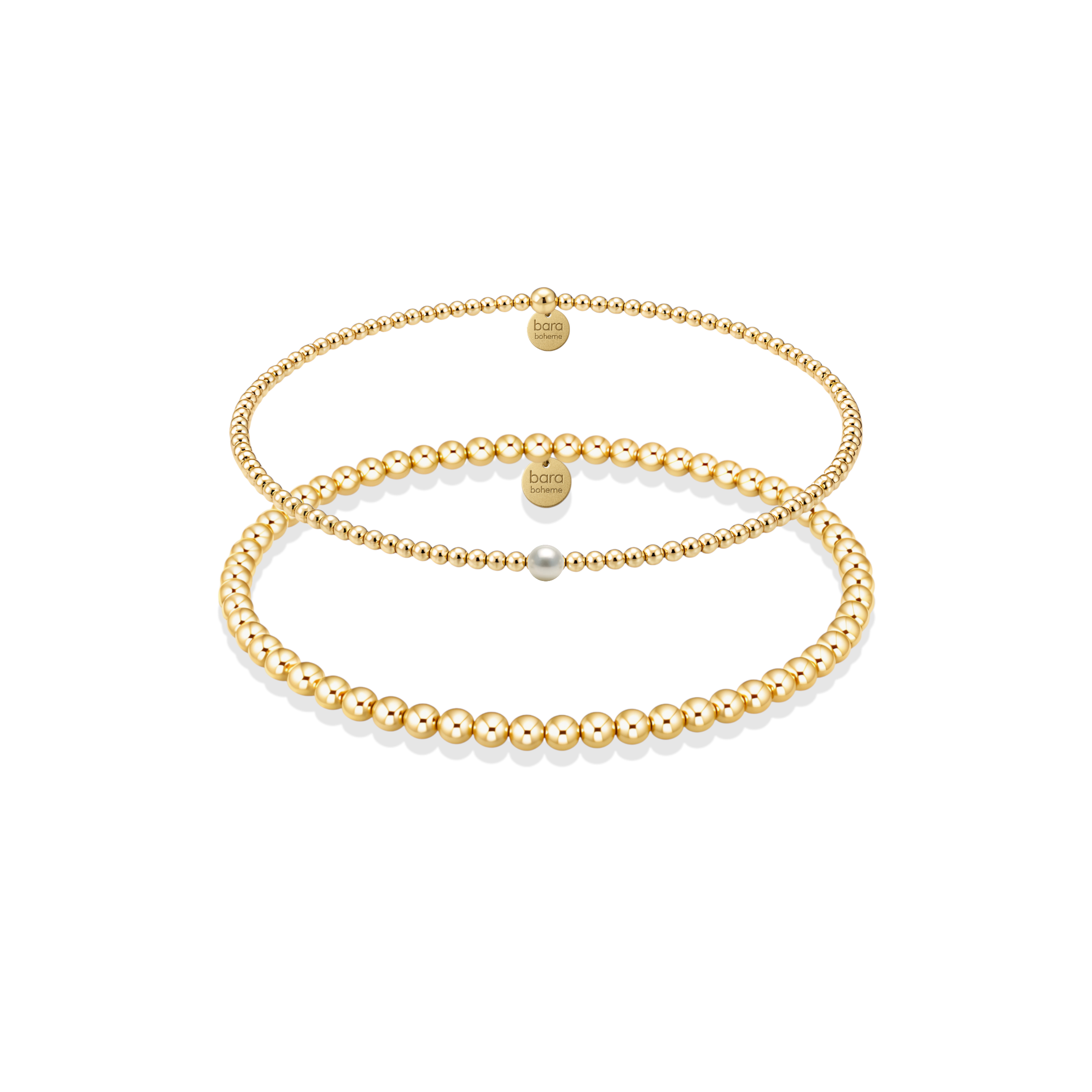 June | Beaded Birthstone Bracelet Duo