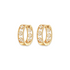 Juniper | Pave Hoop Huggie Earrings - Bara Boheme