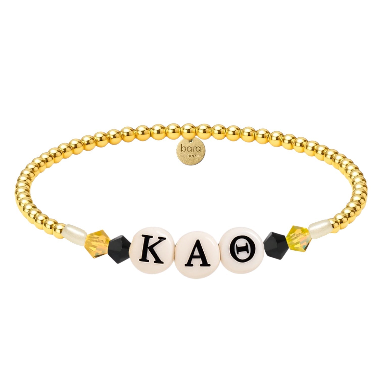 Kappa Alpha Theta | Beaded Sorority Bracelet - Bara Boheme