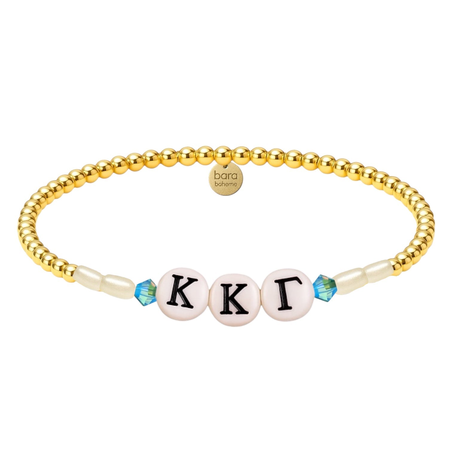 Kappa Kappa Gamma | Beaded Sorority Bracelet - Bara Boheme