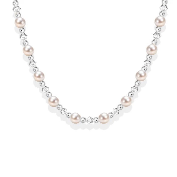 Kelsey | Gold Filled Beaded Necklace with Pearls - Bara Boheme