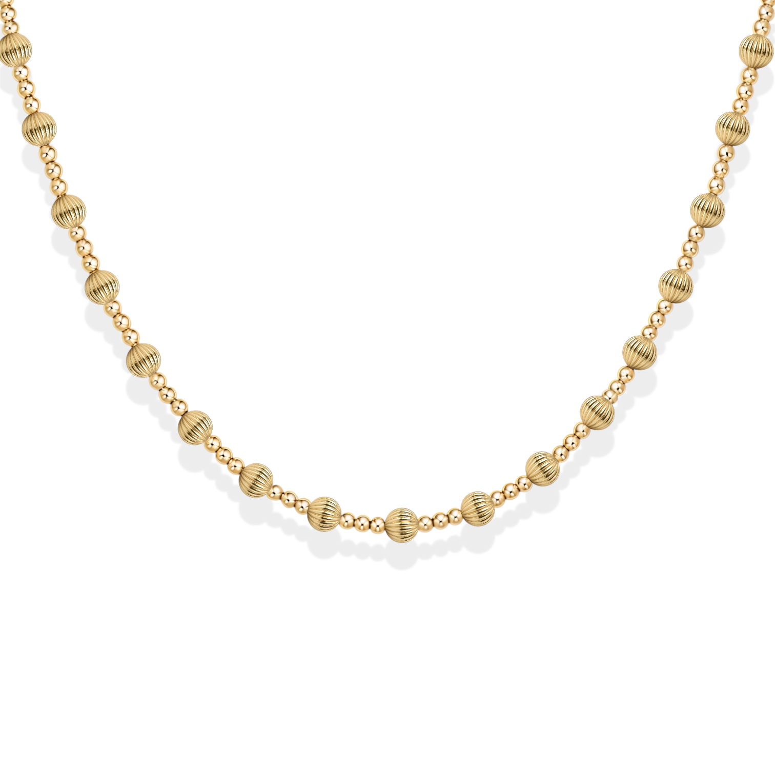 Kenna | Gold Filled Beaded Necklace