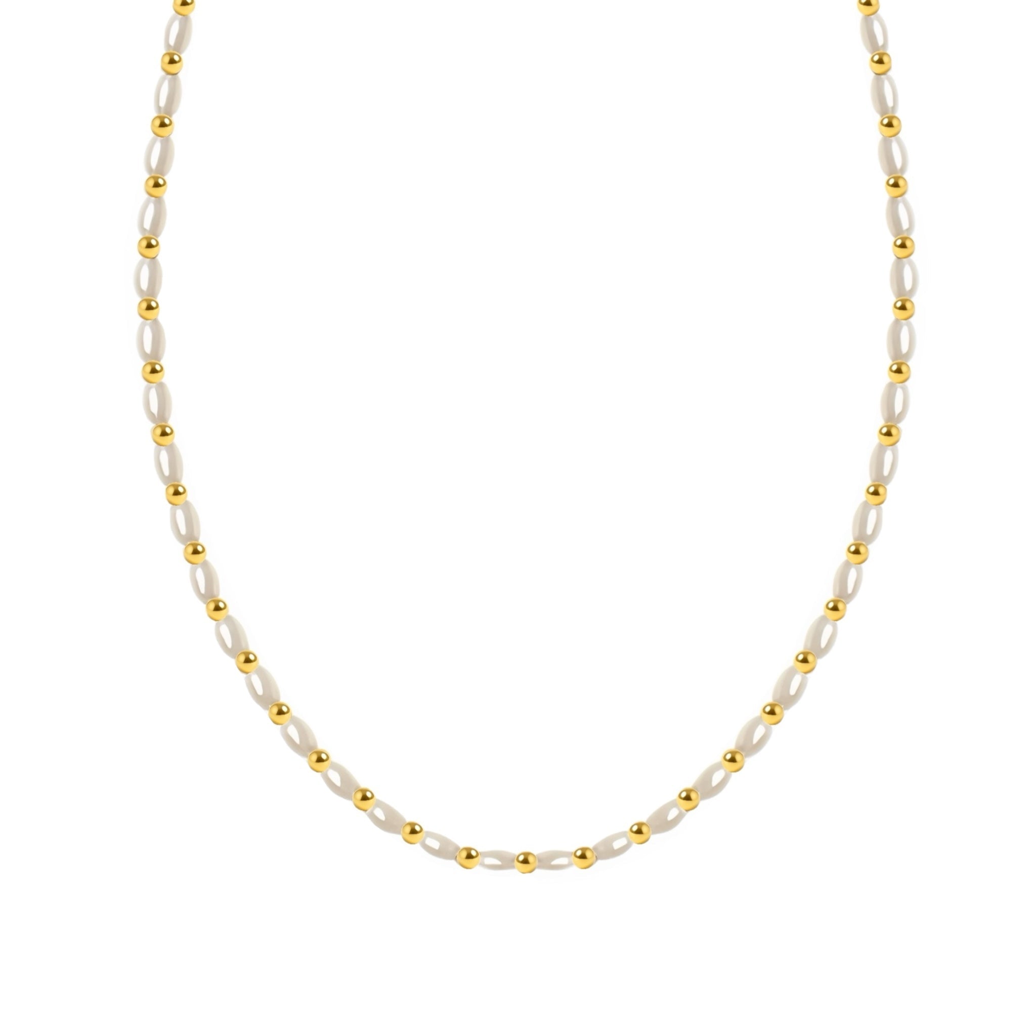 Kennedy | Gold Filled Beaded Necklace - Bara Boheme