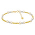Kimberly | Gold Filled Beaded Anklet With Pearls - Bara Boheme