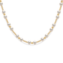Kimberly | Gold Filled Beaded Necklace with Pearls - Bara Boheme