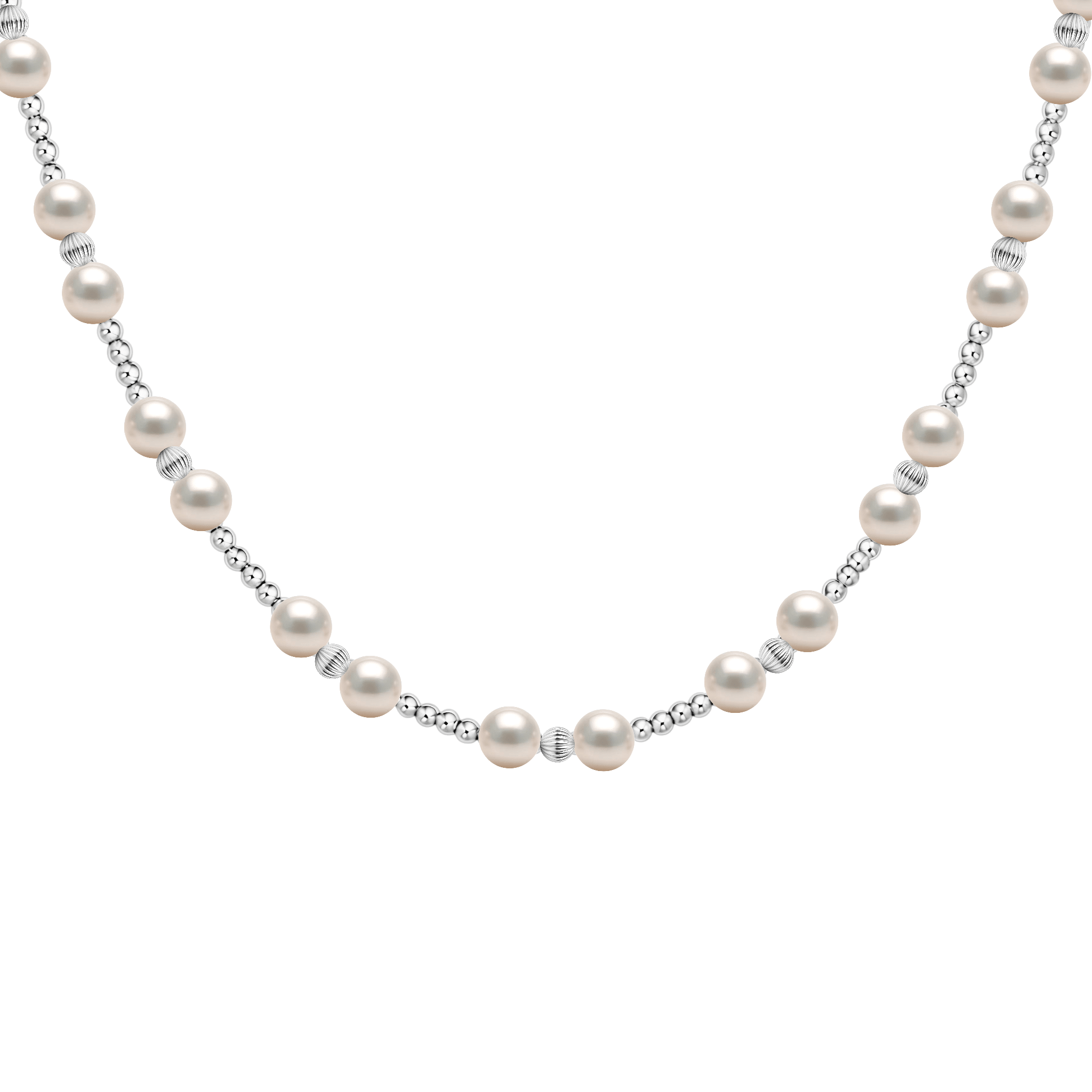 Kimberly | Gold Filled Beaded Necklace with Pearls - Bara Boheme