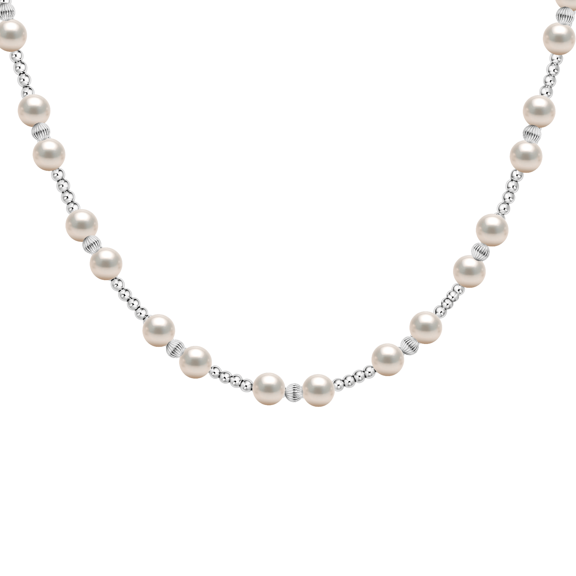 Kimberly | Gold Filled Beaded Necklace with Pearls - Bara Boheme