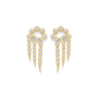 Klaw | Pave Stud Earrings - Bara Boheme