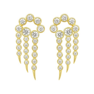 Klaw | Pave Stud Earrings
