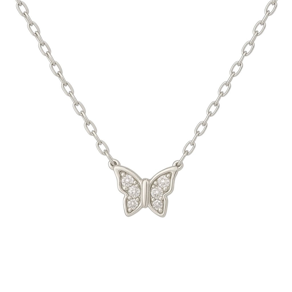 Kokaa | Pave Butterfly Necklace - Bara Boheme