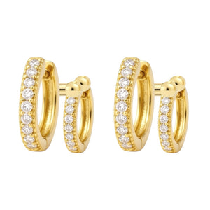 Kylie | Hoop Hugger Earrings
