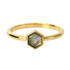 Labradorite | SPS Hexagon Ring - Bara Boheme