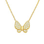 Lapia | Pave Butterfly Necklace - Bara Boheme