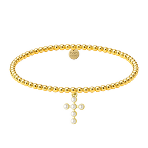 Rachel Cross XL | Gold Filled Charm Bracelet