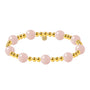 Layla | Rose Quartz Beaded Bracelet - Bara Boheme