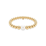 Le Round Pearl Beaded Bracelet - Bara Boheme