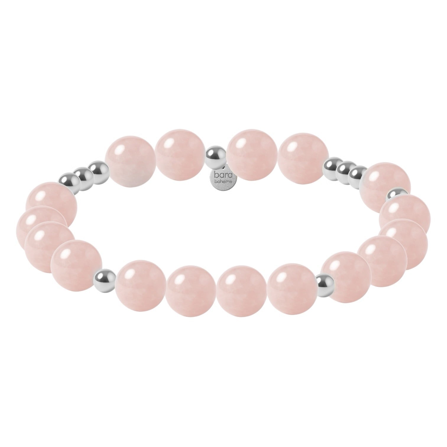 Leena | Rose Quartz Beaded Bracelet - Bara Boheme