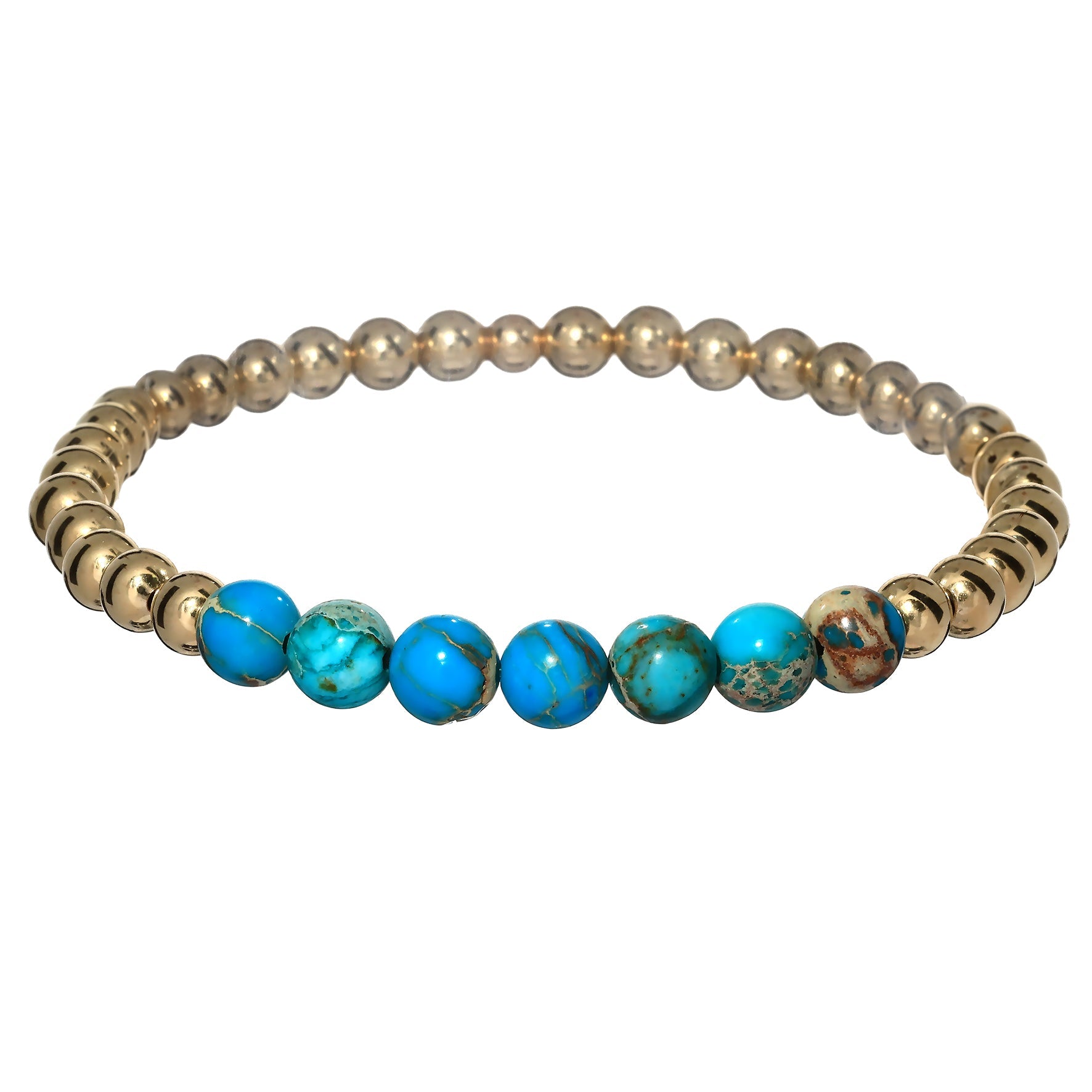 Leo | Gold Filled Beaded Bracelet - Bara Boheme