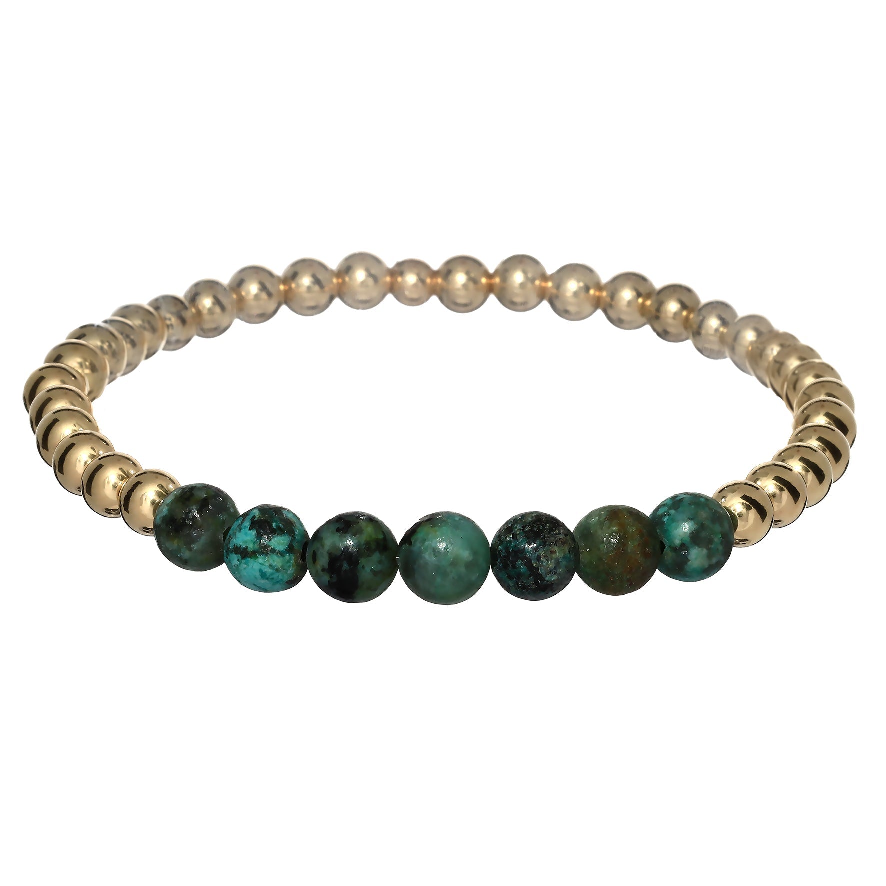Leo | Gold Filled Beaded Bracelet - Bara Boheme