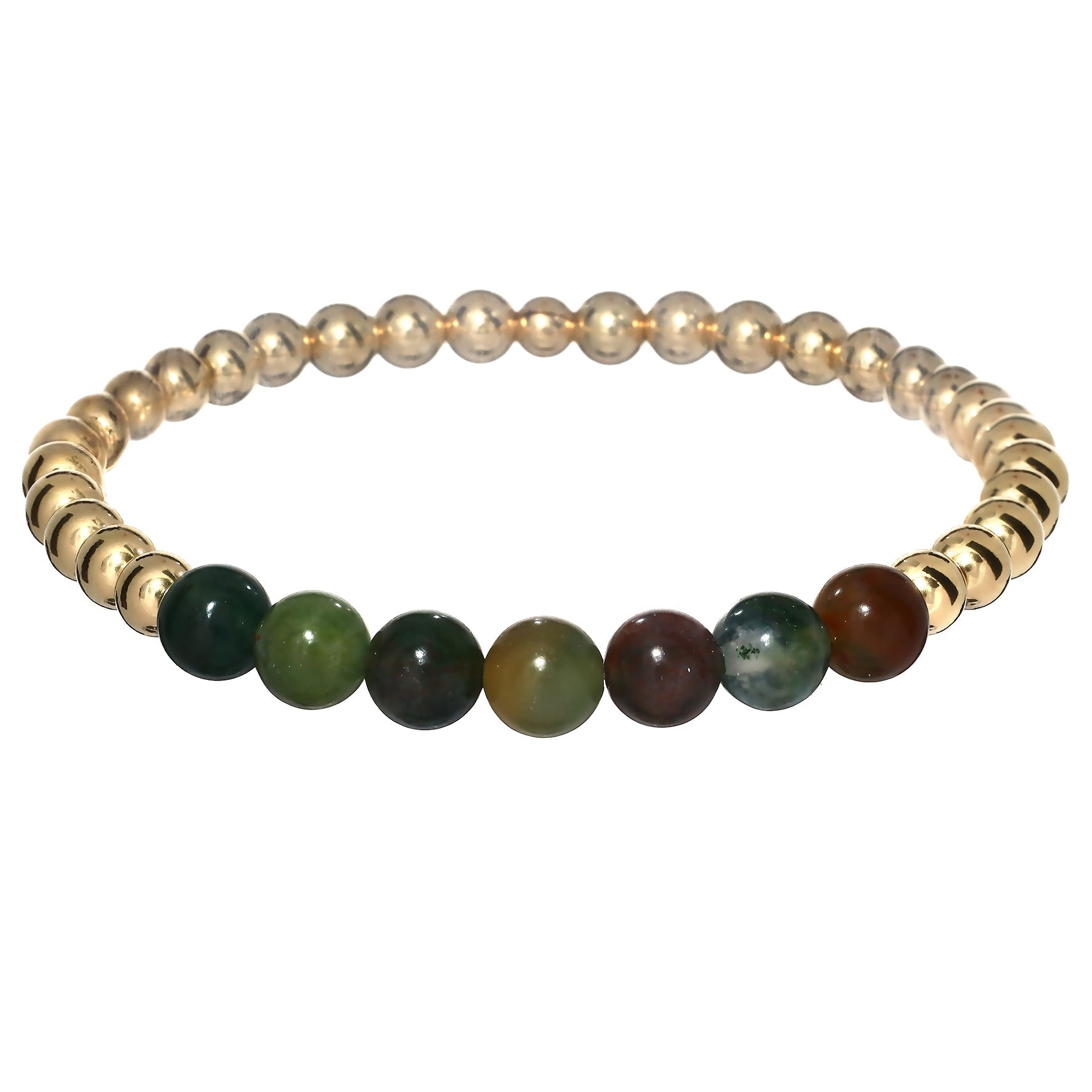 Leo | Gold Filled Beaded Bracelet - Bara Boheme