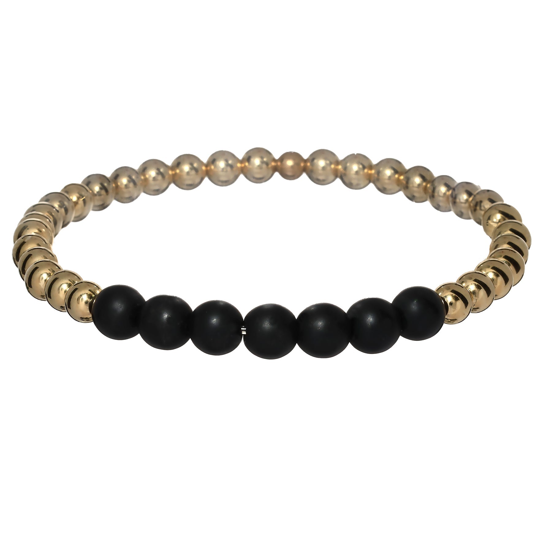 Leo | Gold Filled Beaded Bracelet - Bara Boheme
