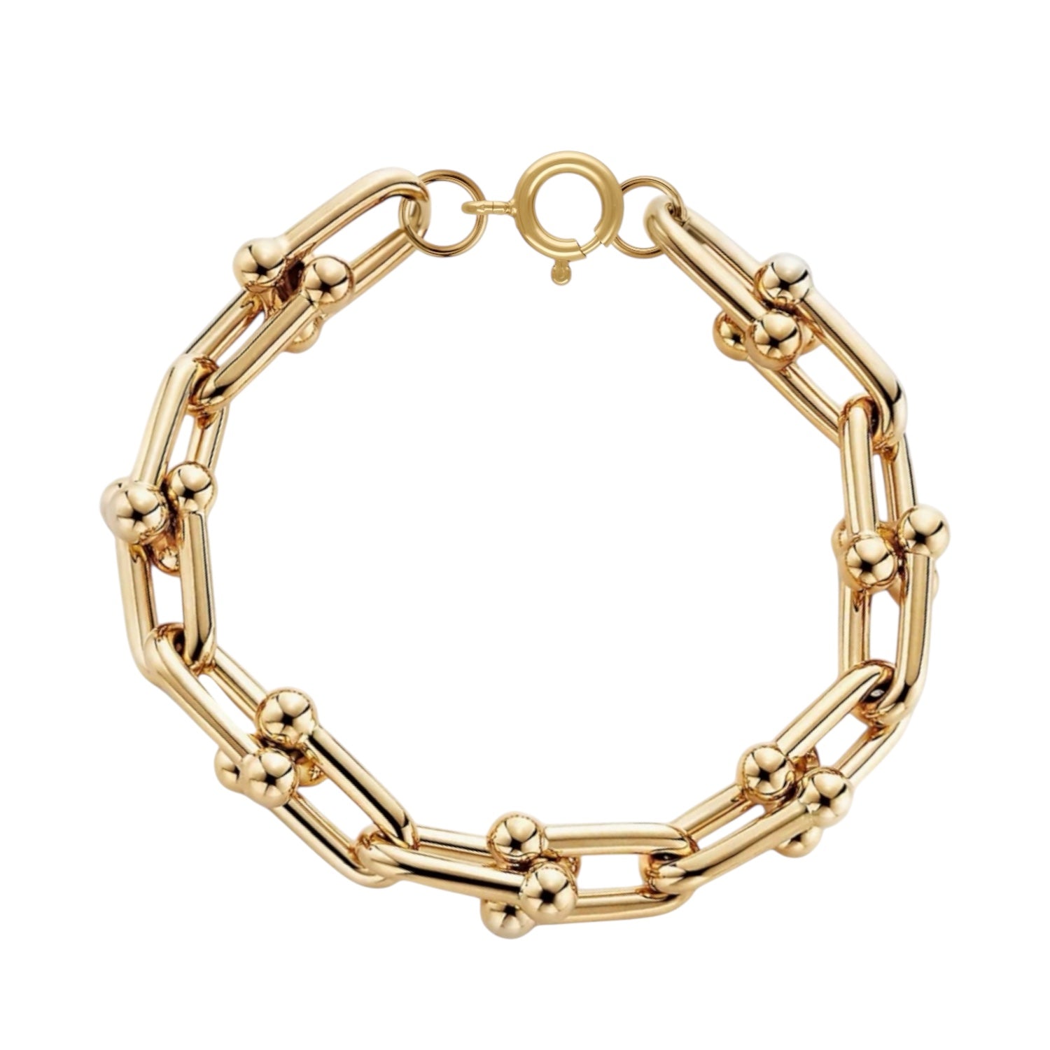 Hardware | Large Gold Plated Bracelet