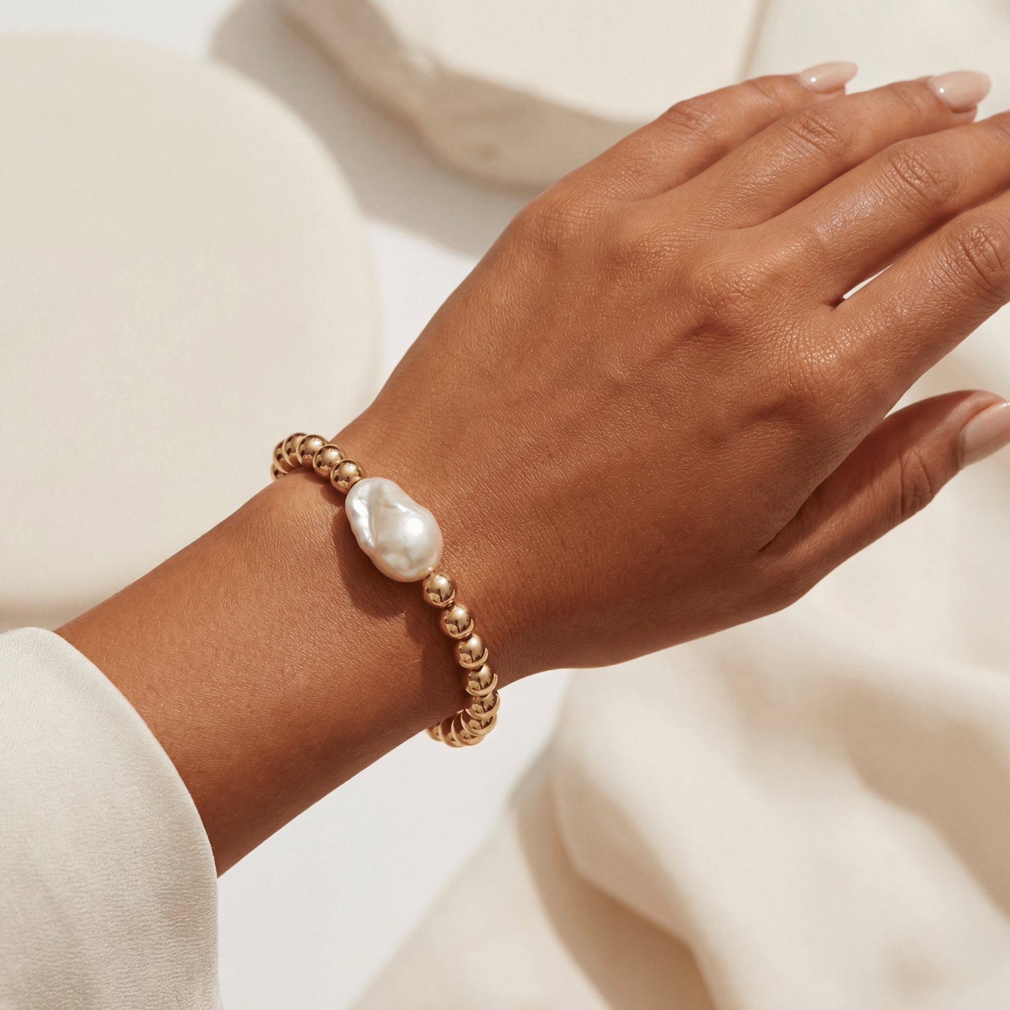 Liora Pearl Beaded Bracelet - Bara Boheme