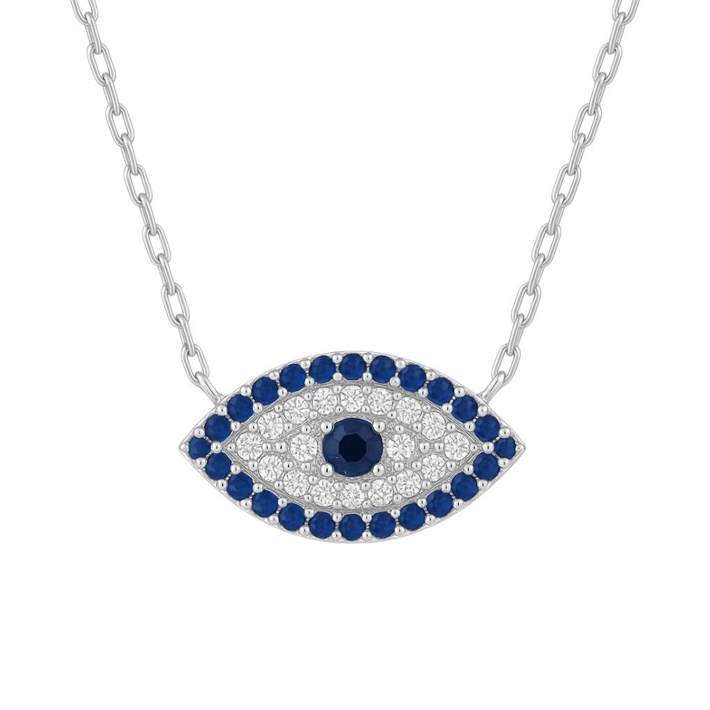 Loki | Pave Evil Eye Necklace - Bara Boheme