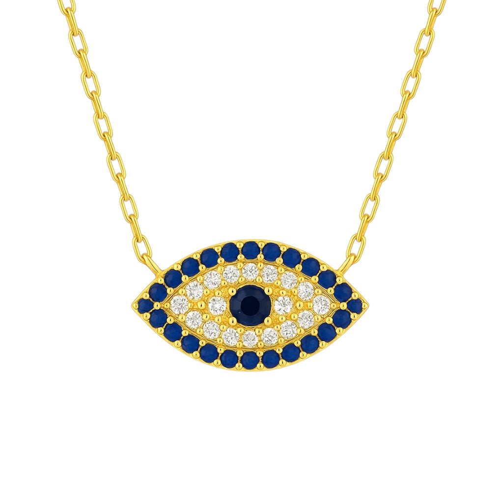 Loki | Pave Evil Eye Necklace - Bara Boheme