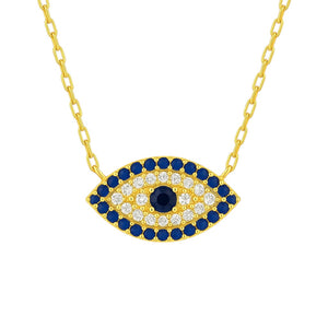 LOKI | Evil Eye Sapphire Necklace