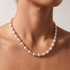 Lola Pearl Beaded Necklace - Bara Boheme