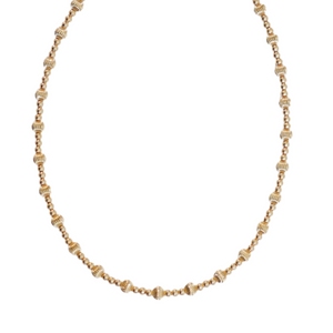 "LONDON" 14k gold-filled beaded Choker/Necklace