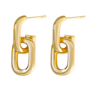 Lorelei | Double Oval Earrings