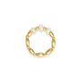 Loui Pearl Beaded Stretchy Ring - Bara Boheme