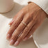 Loui Pearl Beaded Stretchy Ring - Bara Boheme