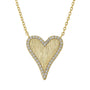 Lovely | Large Pave Heart Necklace - Bara Boheme