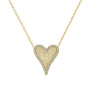 Lovely | Small Pave Heart Necklace - Bara Boheme